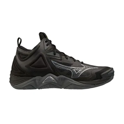 Pre-owned Mizuno Wave Momentum 3 Mid 'black Grey' | Men's Size 8