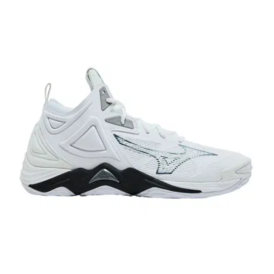 Pre-owned Mizuno Wave Momentum 3 Mid 'white Black'