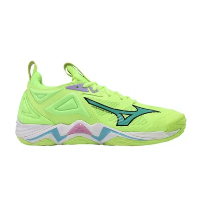 Pre-owned Mizuno Wave Momentum 3 'neo Lime Splish Splash' | Green | Men's Size 11.5