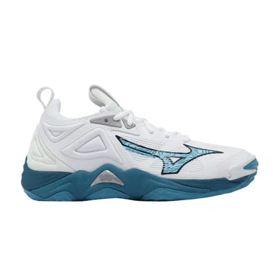 Pre-owned Mizuno Wave Momentum 3 'white Sailor Blue' | Men's Size 12