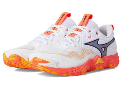 Mizuno Wave Momentum 4 Elite Cross Training Shoes White/fiery Coral :