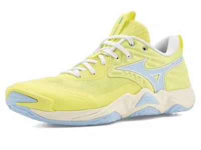 Mizuno Wave Momentum 4 Elite Women's Volleyball Shoes Jasper Yellow/blue Finch: 7 B - Medium