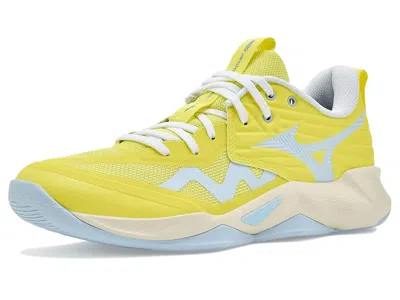 Mizuno Wave Momentum 4 Pro Women's Volleyball Shoes Jasper Yellow/blue Finch: 9.5 B - Medium