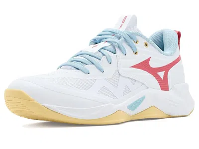 Mizuno Wave Momentum 4 Pro Women's Volleyball Shoes White/calypso Coral: 8 B - Medium