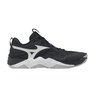 Pre-owned Mizuno Wave Momentum Elite 'black White' | Men's Size 9.5