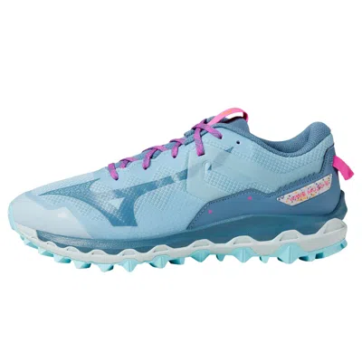 Mizuno Wave Mujin 9 Forget Me Not/nimbus Cloud 411402.5m0a Women's In Blue