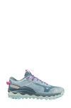 Mizuno Wave Mujin 9 Running Shoe In Forget Me Not-nimbus Cloud