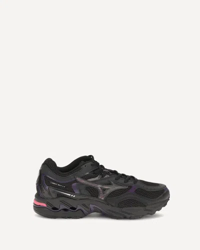 Mizuno Wave Mustang Ls Sport Sneakers In Black