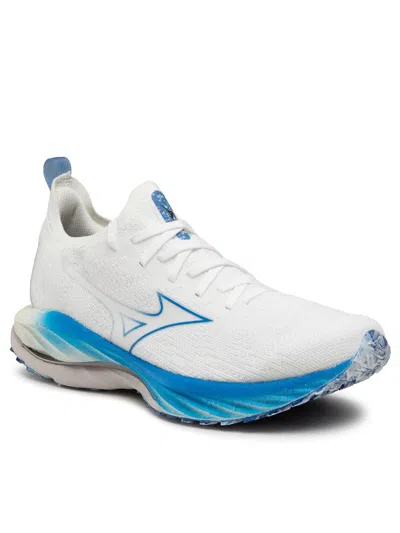 MIZUNO MIZUNO WAVE NEO WIND J1GC227801 SNEAKER MEN WHITE BLUE RUNNING SHOES RHS4521