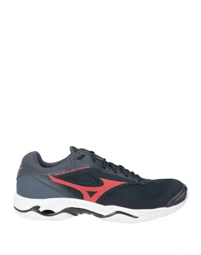 Mizuno Wave Phantom Man Sneakers Navy Size 9.5 Textile Fibers
