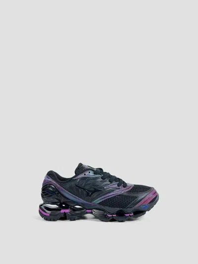 Mizuno Wave Print Ophecand Lifestyle Shoe In Blue