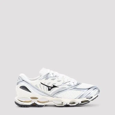 Mizuno Wave Print Sneaker In White