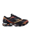 Mizuno Mesh Trainers With Structured Sole In Brown