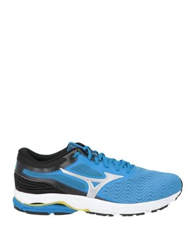 Mizuno Wave Prodigy Man Sneakers Azure Size 9.5 Textile Fibers, Synthetic Material In Blue