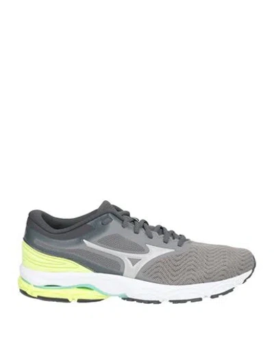 Mizuno Wave Prodigy Man Sneakers Grey Size 9.5 Textile Fibers, Synthetic Material In Gray