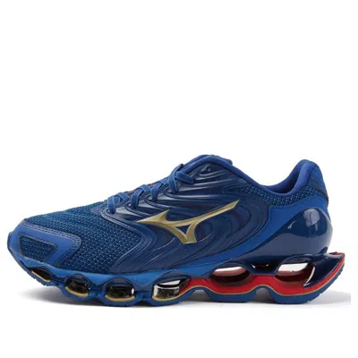 Mizuno Wave Prophecy 12s 'dark Blue Gold Wine Red'