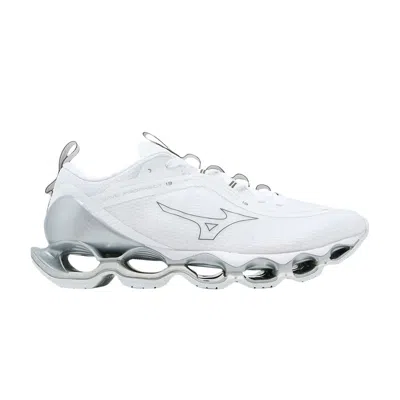 Pre-owned Mizuno Wave Prophecy 13 'white Silver' | Men's Size 8