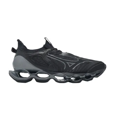 Pre-owned Mizuno Wave Prophecy 14 'black Metallic Grey' | Men's Size 10.5