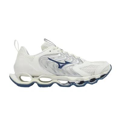 Pre-owned Mizuno Wave Prophecy 14 S 'white Navy' | Men's Size 8.5