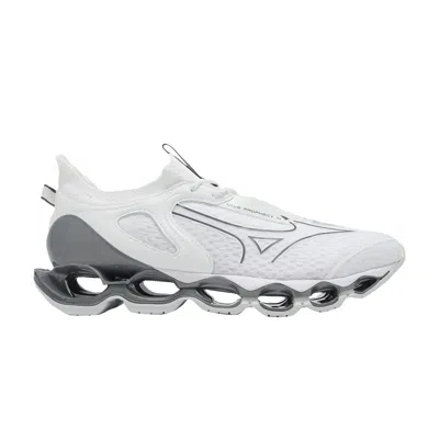 Pre-owned Mizuno Wave Prophecy 14 'white Silver' | Men's Size 7
