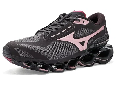 Mizuno Wave Prophecy 15 Women's Shoes Black Bean/dystopic Ray: Women's 8 B - Medium, Textile