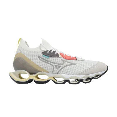 Pre-owned Mizuno Wave Prophecy B 'nimbus Cloud Geo Peach' | White | Men's Size 5