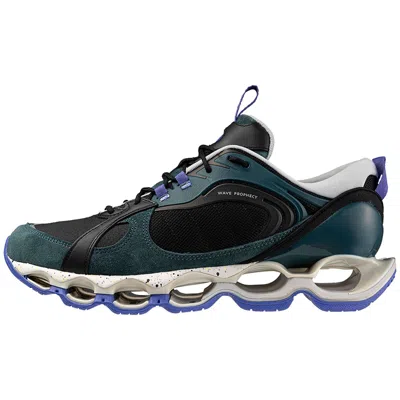 Pre-owned Mizuno Wave Prophecy B2 Graphpaper D1gd2307 Green X Black X Purple