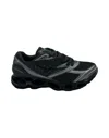 Mizuno Streamlined Performance Sneakers With Breathable Mesh In Black