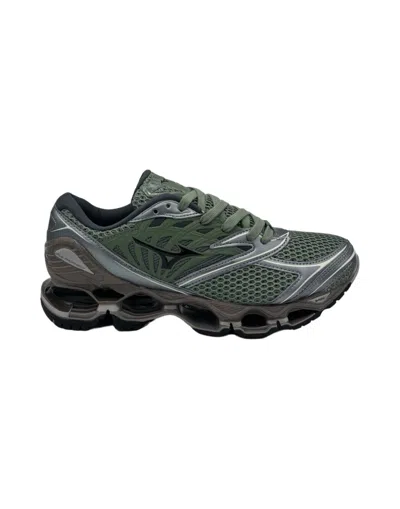 Mizuno Wave Prophecy Ls Agave Greem/black/iron M Sneakers In Gray