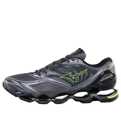 Mizuno Wave Prophecy Ls 'grey Blue Yellow Metallic Grey' In Gray