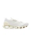 Mizuno Man Sneakers Ivory Size 10.5 Textile Fibers In White