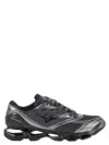 Mizuno Wave Print Sneakers With Advanced Technology In Gray