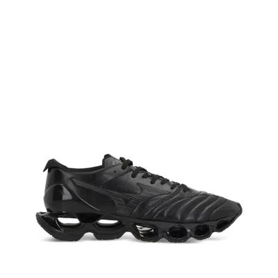 Mizuno Wave Prophecy Morelia Leather Low-top Sneakers In Black