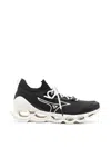 Mizuno Side Logo-detail Low-top Sneakers In Black