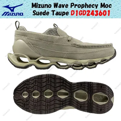Pre-owned Mizuno Wave Prophecy Suede Taupe D1gd243601 Men's Size In Beige