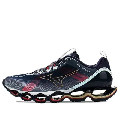 Mizuno Wave Prophecy X 10 'navy Grey' In Black