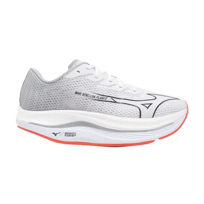 Pre-owned Mizuno Wave Rebellion Flash 2 'white Harbor Mist ' | Grey | Men's Size 12.5