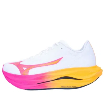 Mizuno Wave Rebellion Flash 3 'white Pink Orange' In Multi