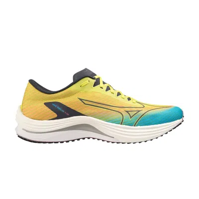 Pre-owned Mizuno Wave Rebellion 'flash - Bolt Ombre Blue' | Green | Men's Size 11