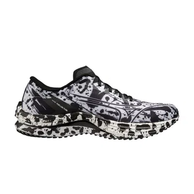 Pre-owned Mizuno Wave Rebellion Flash 'white Black Splatter'