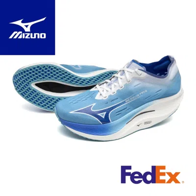 Pre-owned Mizuno Wave Rebellion Pro 2 Blue White 2e U1gd2417 51 Men's Size Oki10
