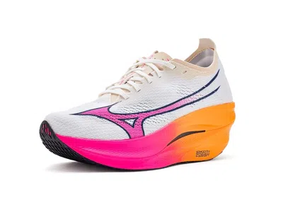 Mizuno Wave Rebellion Pro 3 Hanabi Running Shoes White/tang Orange : In Multi