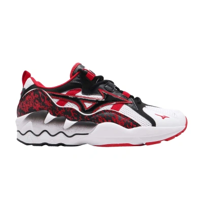 Pre-owned Mizuno Wave Rider 1 'splatter' In Red