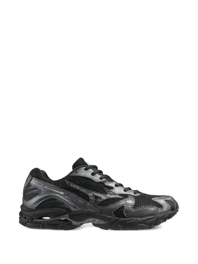 Mizuno Wave Rider 10 Lace-up Sneakers In Black