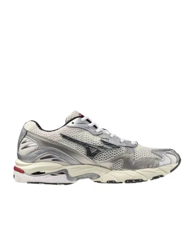 Mizuno Wave Rider 10 Lace-up Sneakers In Gray