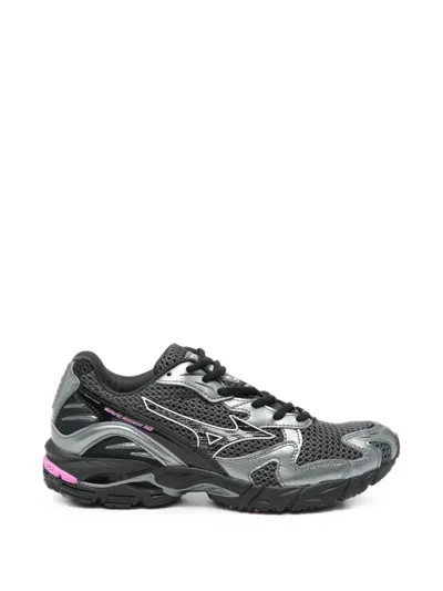Mizuno Wave Rider 10 Lace-up Sneakers In Black