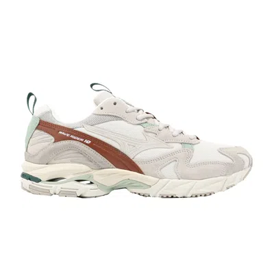 Pre-owned Mizuno Wave Rider 10 Premium 'silver Cloud White Sand' In Cream