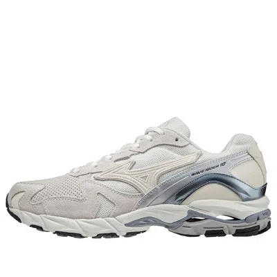 Mizuno Wave Rider 10 Premium 'white Tradewinds' In Gray