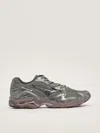 Mizuno Wave Rider 10 Lace-up Sneakers In Gray