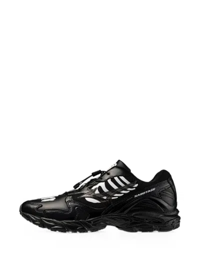Mizuno Wave Rider 10 Sabotage Sneakers In Black